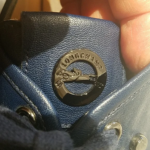 LONGCHAMP NEW BLUE SHOES Size 38 - Picture 4 of 9